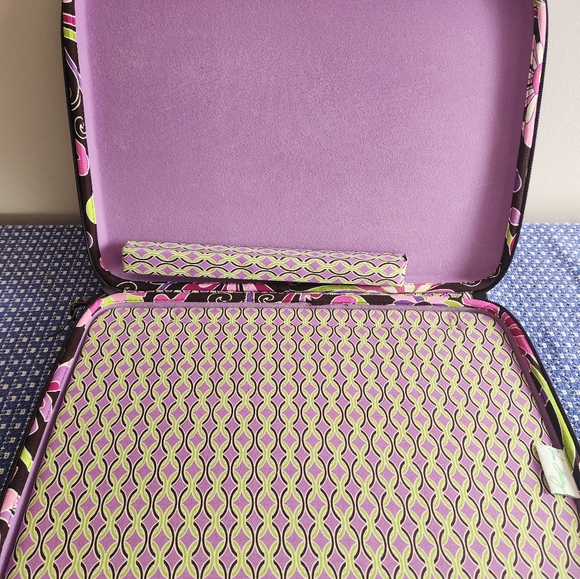 Vera Bradley Purple Punch Laptop Bag - Picture 3 of 3
